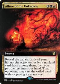 Allure of the Unknown (Extended Art) - Theros Beyond Death - Magic: The Gathering card