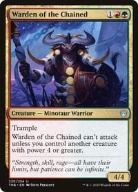 Warden of the Chained - Theros Beyond Death - Magic: The Gathering card