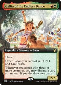 Gallia of the Endless Dance (Extended Art) - Theros Beyond Death - Magic: The Gathering card