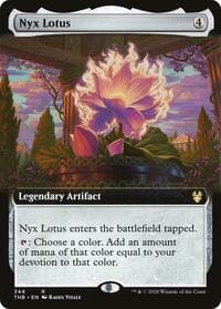 Nyx Lotus (Extended Art) - Theros Beyond Death - Magic: The Gathering card