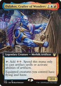 Dalakos, Crafter of Wonders (Extended Art) - Theros Beyond Death - Magic: The Gathering card