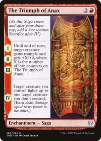 The Triumph of Anax - Theros Beyond Death - Magic: The Gathering card
