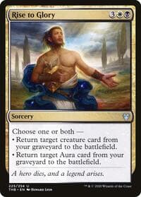 Rise to Glory - Theros Beyond Death - Magic: The Gathering card
