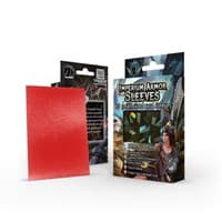 Imperium Armor Sleeves Illusion Effect: Diamond - Carnage Red (60-Pack) - Imperium Duelist Card Sleeves - Card Sleeves card
