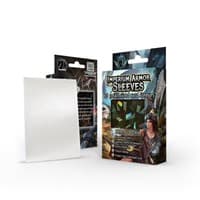 Imperium Armor Sleeves Illusion Effect: Diamond - Pearl White (60-Pack) - Imperium Duelist Card Sleeves - Card Sleeves card
