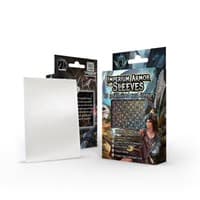 Imperium Armor Sleeves Illusion Effect: Shuriken - Pearl White (60-Pack) - Imperium Duelist Card Sleeves - Card Sleeves card