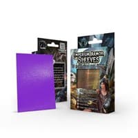 Imperium Armor Sleeves Illusion Effect: Parallel - Grape Purple (60-Pack) - Imperium Duelist Card Sleeves - Card Sleeves card