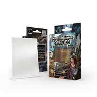 Imperium Armor Sleeves Illusion Effect: Parallel - Pearl White (60-Pack) - Imperium Duelist Card Sleeves - Card Sleeves card