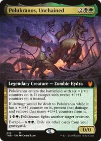 Polukranos, Unchained (Extended Art) - Theros Beyond Death - Magic: The Gathering card