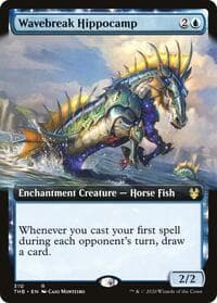 Wavebreak Hippocamp (Extended Art) - Theros Beyond Death - Magic: The Gathering card