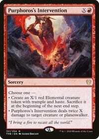 Purphoros's Intervention - Theros Beyond Death - Magic: The Gathering card