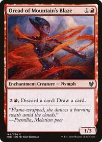 Oread of Mountain's Blaze - Theros Beyond Death - Magic: The Gathering card