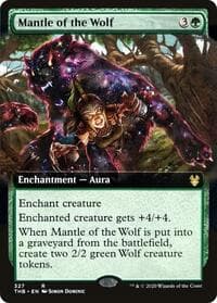 Mantle of the Wolf (Extended Art) - Theros Beyond Death - Magic: The Gathering card