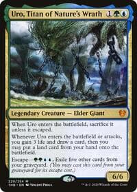Uro, Titan of Nature's Wrath - Theros Beyond Death - Magic: The Gathering card
