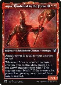 Anax, Hardened in the Forge (Showcase) - Theros Beyond Death - Magic: The Gathering card