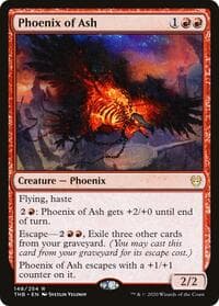 Phoenix of Ash - Theros Beyond Death - Magic: The Gathering card