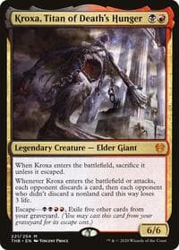 Kroxa, Titan of Death's Hunger - Theros Beyond Death - Magic: The Gathering card