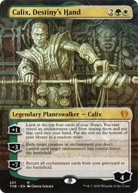 Calix, Destiny's Hand (Borderless) - Theros Beyond Death - Magic: The Gathering card