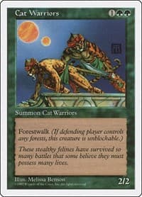 Cat Warriors - Fifth Edition - Magic: The Gathering card