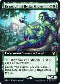 Dryad of the Ilysian Grove (Extended Art) - Theros Beyond Death - Magic: The Gathering card