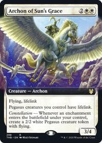 Archon of Sun's Grace (Extended Art) - Theros Beyond Death - Magic: The Gathering card