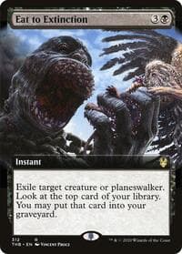 Eat to Extinction (Extended Art) - Theros Beyond Death - Magic: The Gathering card