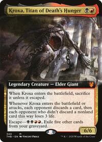 Kroxa, Titan of Death's Hunger (Extended Art) - Theros Beyond Death - Magic: The Gathering card