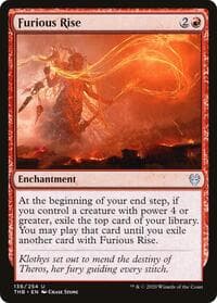 Furious Rise - Theros Beyond Death - Magic: The Gathering card