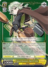 Natural Adventurer, High Elf Archer - Goblin Slayer - Weiss Schwarz card