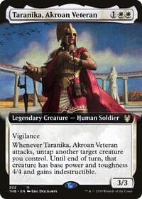 Taranika, Akroan Veteran (Extended Art) - Theros Beyond Death - Magic: The Gathering card
