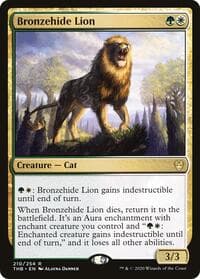 Bronzehide Lion - Theros Beyond Death - Magic: The Gathering card