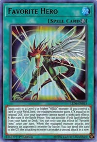 Favorite Hero - Legendary Duelists: Magical Hero - YuGiOh card