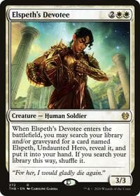 Elspeth's Devotee - Theros Beyond Death - Magic: The Gathering card