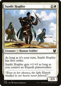Sunlit Hoplite - Theros Beyond Death - Magic: The Gathering card