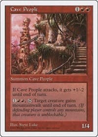 Cave People - Fifth Edition - Magic: The Gathering card