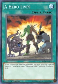 A Hero Lives - Legendary Duelists: Magical Hero - YuGiOh card