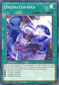 Onomatopaira - Legendary Duelists: Magical Hero - YuGiOh card
