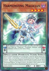 Harmonizing Magician - Legendary Duelists: Magical Hero - YuGiOh card