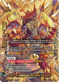 Deity of Enthusiasm and Bonds, Godagito - Perfected Time Ruler - Future Card BuddyFight card