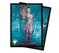 Theros Beyond Death Standard Deck Protectors Alt Art - Elspeth, Sun's Nemesis (Borderless) (100-Pack) - Ultra Pro Card Sleeves - Card Sleeves card