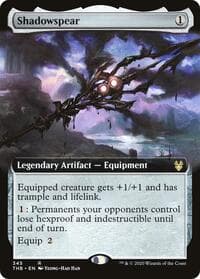 Shadowspear (Extended Art) - Theros Beyond Death - Magic: The Gathering card
