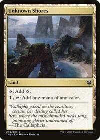Unknown Shores - Theros Beyond Death - Magic: The Gathering card