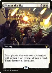 Shatter the Sky (Extended Art) - Theros Beyond Death - Magic: The Gathering card