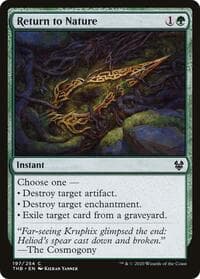 Return to Nature - Theros Beyond Death - Magic: The Gathering card
