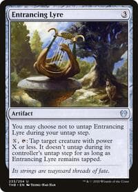 Entrancing Lyre - Theros Beyond Death - Magic: The Gathering card