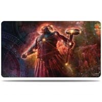 Theros Beyond Death Standard Size Playmat for Magic Alt Art - Purphoros, Bronze-Blooded (Showcase) - Ultra Pro Playmats - Playmats card