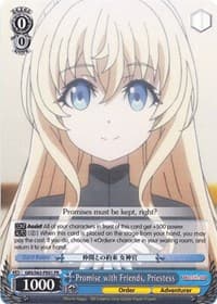 Promise with Friends, Priestess - Goblin Slayer - Weiss Schwarz card