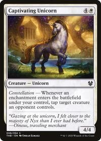 Captivating Unicorn - Theros Beyond Death - Magic: The Gathering card