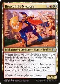 Hero of the Nyxborn - Theros Beyond Death - Magic: The Gathering card