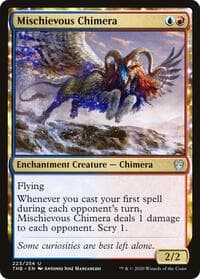 Mischievous Chimera - Theros Beyond Death - Magic: The Gathering card
